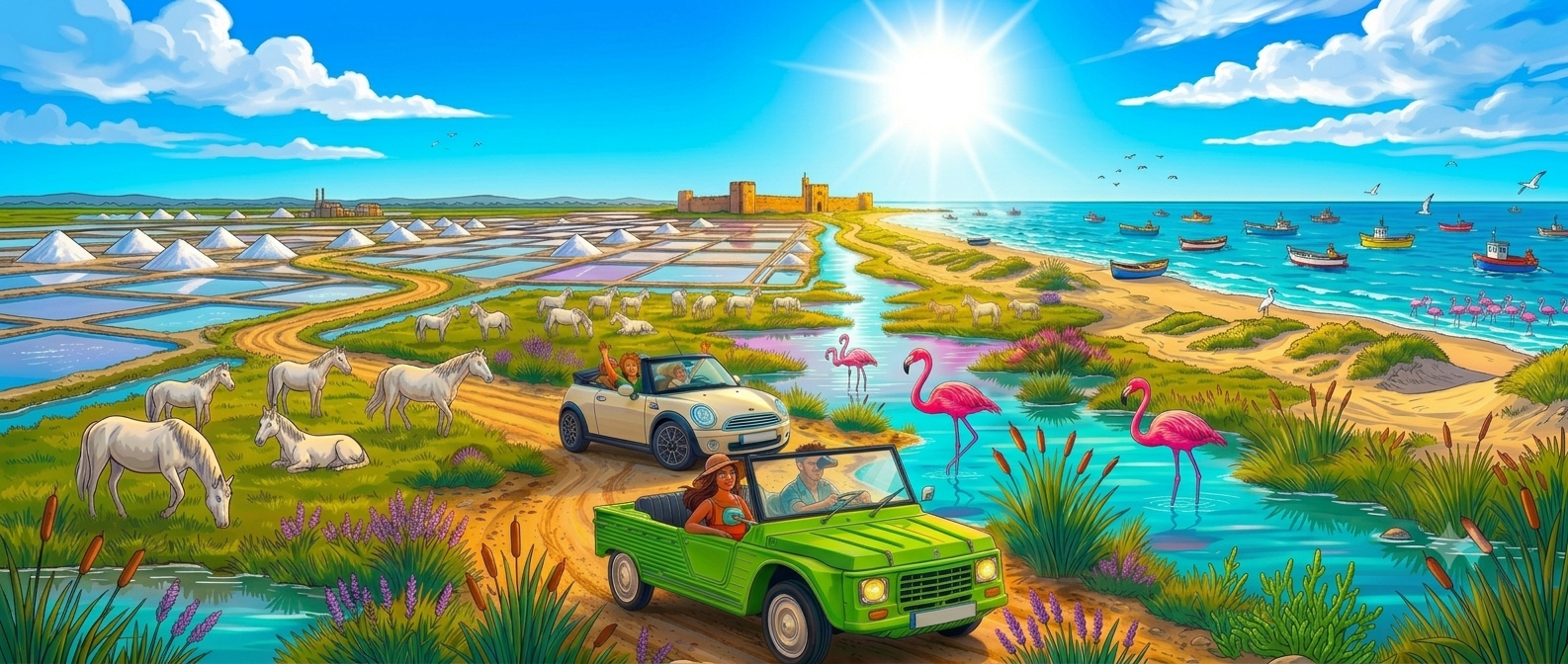 Location Méhari Cabriolet en Camargue